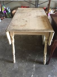 Antique drop leaf table