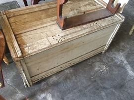 Old toy trunk