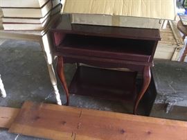 Cherry wood TV table