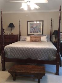 Vintage Thomasville Rice Bed