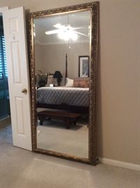 Full Lenght Mirror in Gold Frame