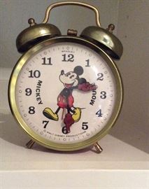 Bradley Mickey Mouse Alarm Clock