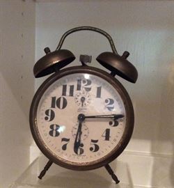 Linden Black Forest Brass Alarm Clock