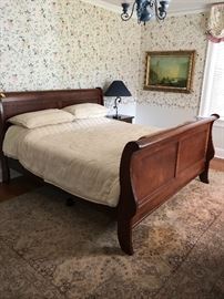 King Size Sleigh Bed - perfect condition