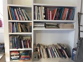 Lots of art, architecture and garden books.