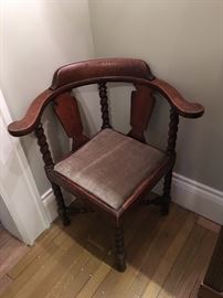 Antique vorner chair,