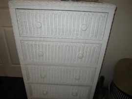 WICKER CHEST