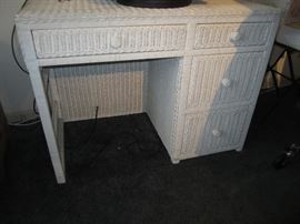 WICKER DESK