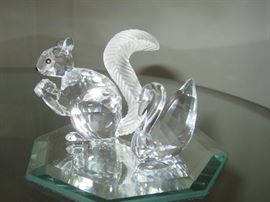 SWAROVSKI SQUIRREL,SWAN