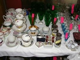 Lots of Cups and Saucers