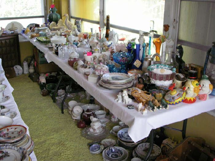 Clowns, Plates, Vases, Cups and Saucers, Bowls, Dishes