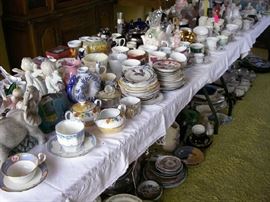 Plates, Cups and Saucers, Salt and Pepper Shakers