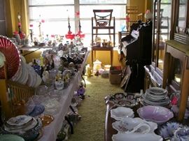 Overview of back porch