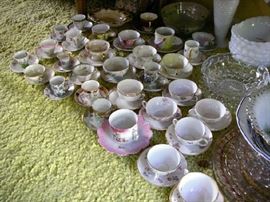 Cups and Saucers, Platters, Serving Bowls
