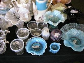 Fenton, Moon Stone, Hobnail