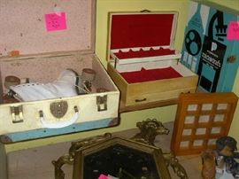 Roller Skates, Jewelry Box, Microscope