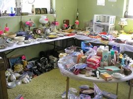 Linen Room, Pottery, Sewing, Office, Scarves, Umbrellas, Personal Care Items