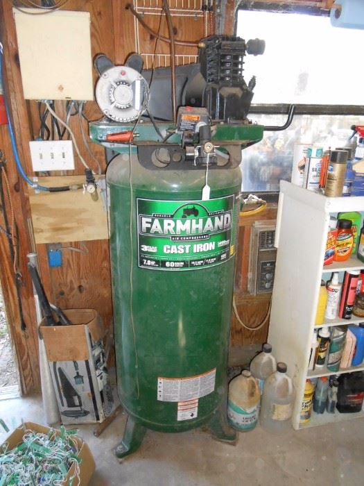 farmhand 60 gallon air compressor