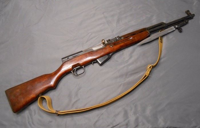 1950 russian sks rifle w/ bayonet and cleaning kit