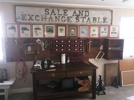 Wonderful Antique Saratoga Racetrack Sign