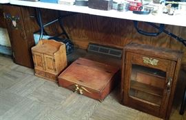 Many small cabinets and chests