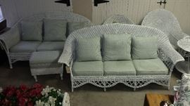 Antique wicker furniture