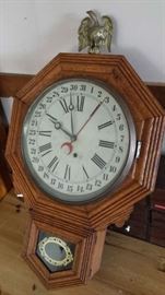 Ansonia calendar wall clock