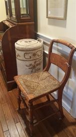 Nice pair tiger maple chairs