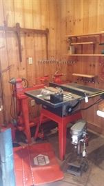 Craftsman 10" table saw, Delta Lathe