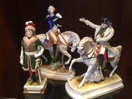 Antique Sitzendorf porcelain figurines