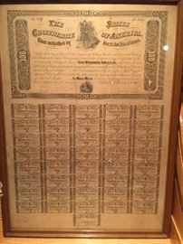 Civil War Confederate War Bond
