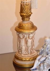 BUY IT NOW!  Lot #309, Detail of Pair of Table Lamps, $150