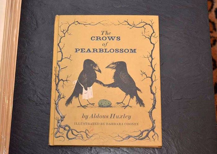 SOLD--Lot #344, Book--The Crows of Pearlblossom by Aldous Huxley, $10