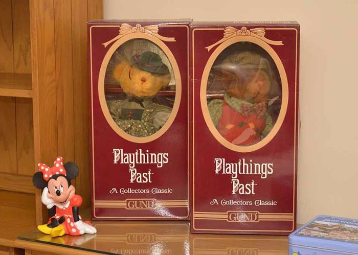 Playthings Past Plush Teddy Bears, Minnie Mouse 