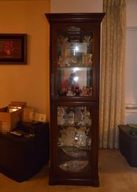 BUY IT NOW!  Lot #378, Tall Lighted Display Cabinet, $195 