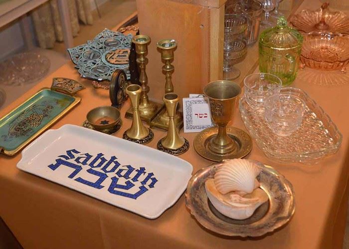 Judaica, Sabbath Serving Tray