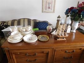 Vintage Lammert's Dresser & Mirror