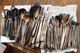 Set of Vintage Silverware from 1947 unused