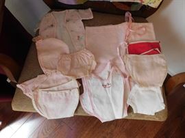 Antique doll clothes