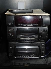 Panasonic Player & speakers (not shown)