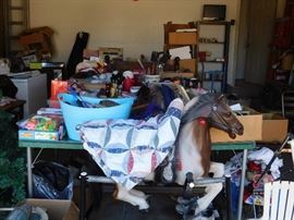 Hobby Horse ,ping pong table & huge $1.00 area