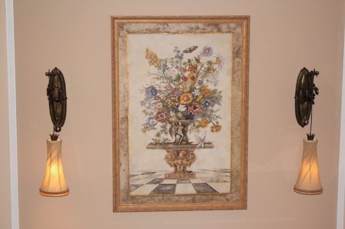 Sconces and Art