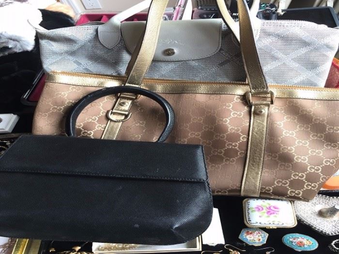Designer Handbags including Gucci and Ferragamo