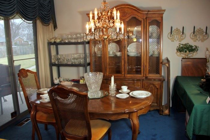 Dining Table & China Cabinet