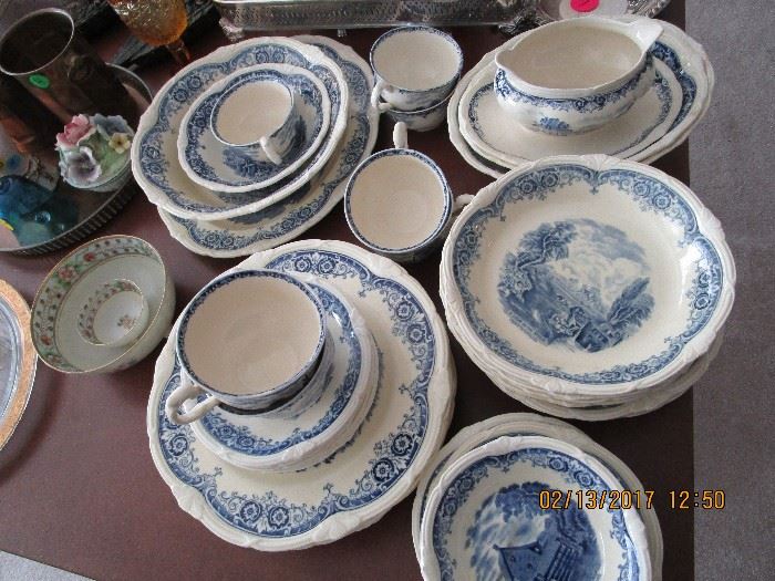 Grindley - "England"- Beautiful blue dishes and accessories... GREAT Collection..