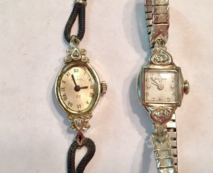 Vintage Bulova lady's watches