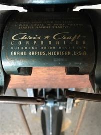 Chris Craft Out board Motor