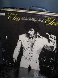 Records, Elvis, Neil Diamond, Barbra Streisand  