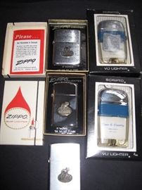 3 Mack Zippo Lighters, 