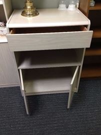 Whitewashed One-Drawer Bar Server/Entertainment Cabinet - Detail